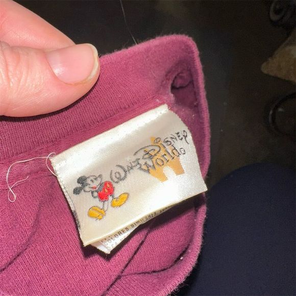 Vintage Disney Tower of Terror T-Shirt Maroon Unisex S Graphic Print - Picture 3 of 9